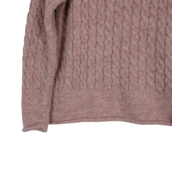 Fisherman Out Of Ireland Sweater Fisherman Cabled Alpaca Sz Large Hand Knit $200 - Picture 6 of 8